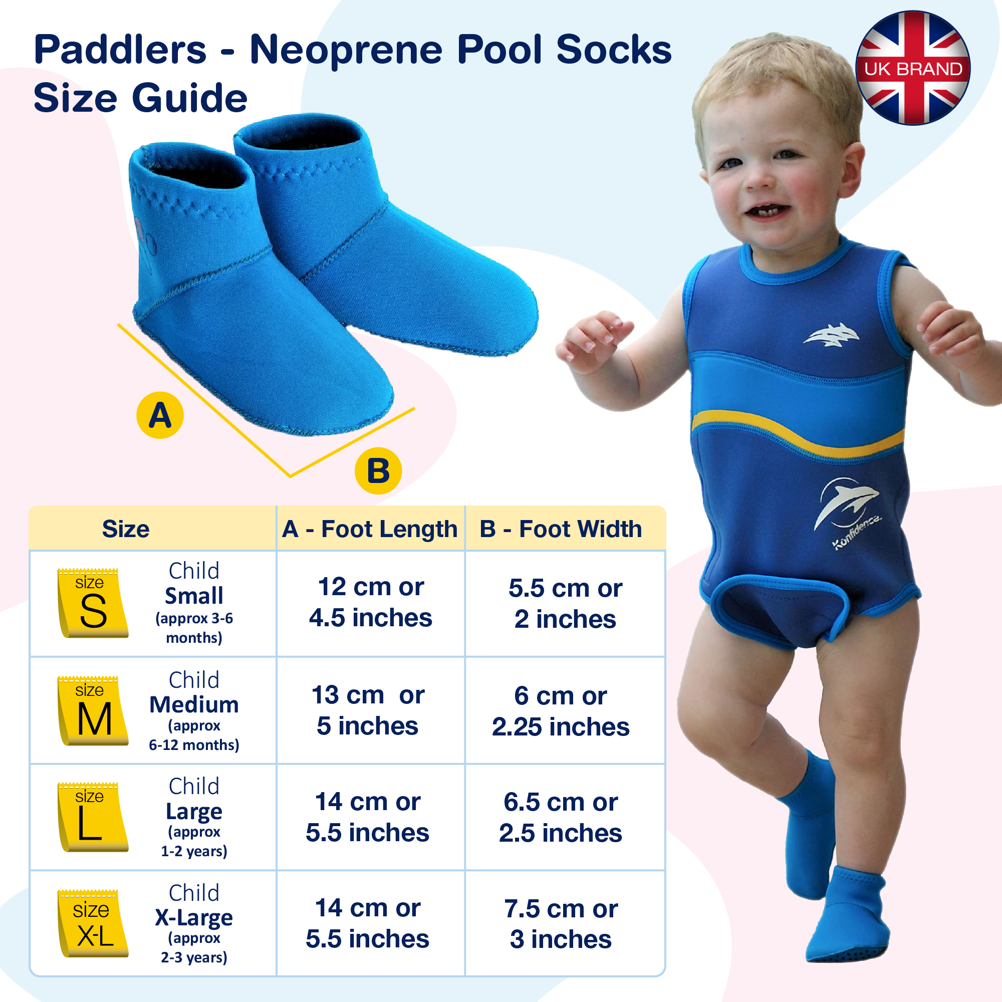 Paddlers Neoprene Pool Socks Konfidence