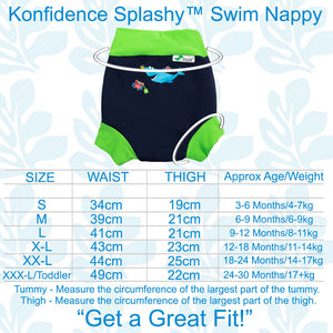Konfidence Splashy™ Double Layer Nappy Bundle